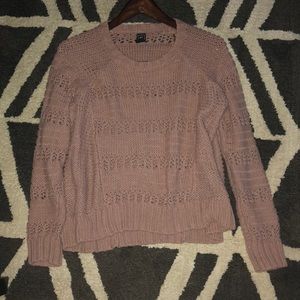 Knit sweater, Pink, Small
